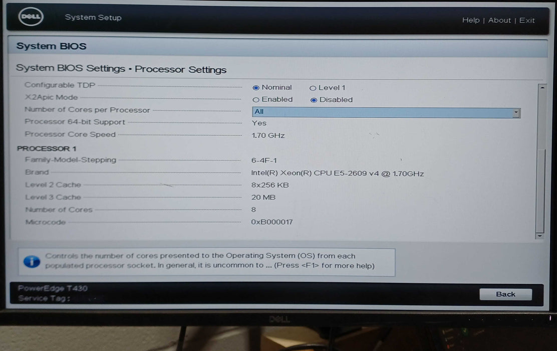 Dell PowerEdge T430 8x3.5", Xeon E5-2609v4, 32GB DDR4, H730, No HDD