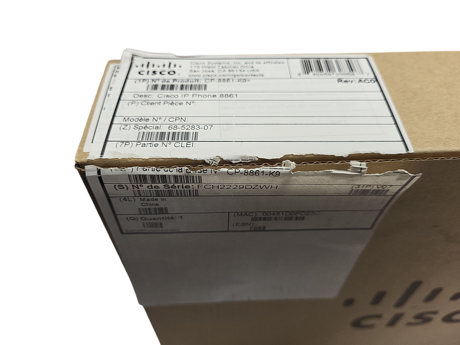 Cisco CP-8861-K9 8861 IP Phone-Open box Q$