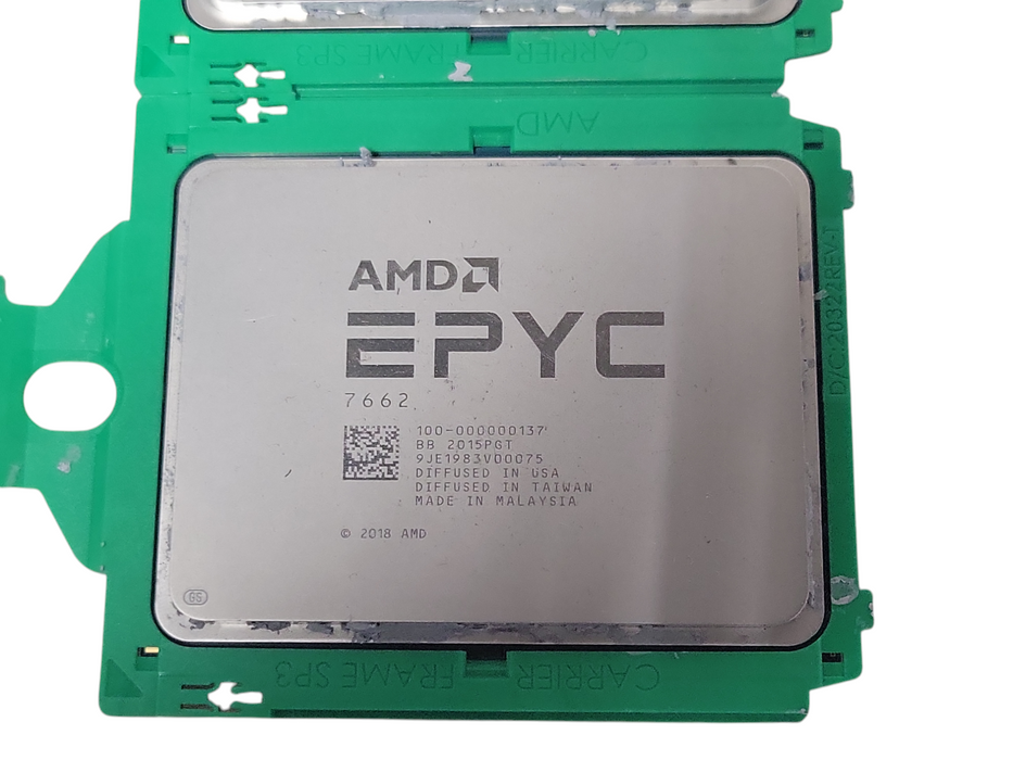 Lot of 2x AMD EPYC 7662 64-Core 2Ghz 225W Server CPU Processor _