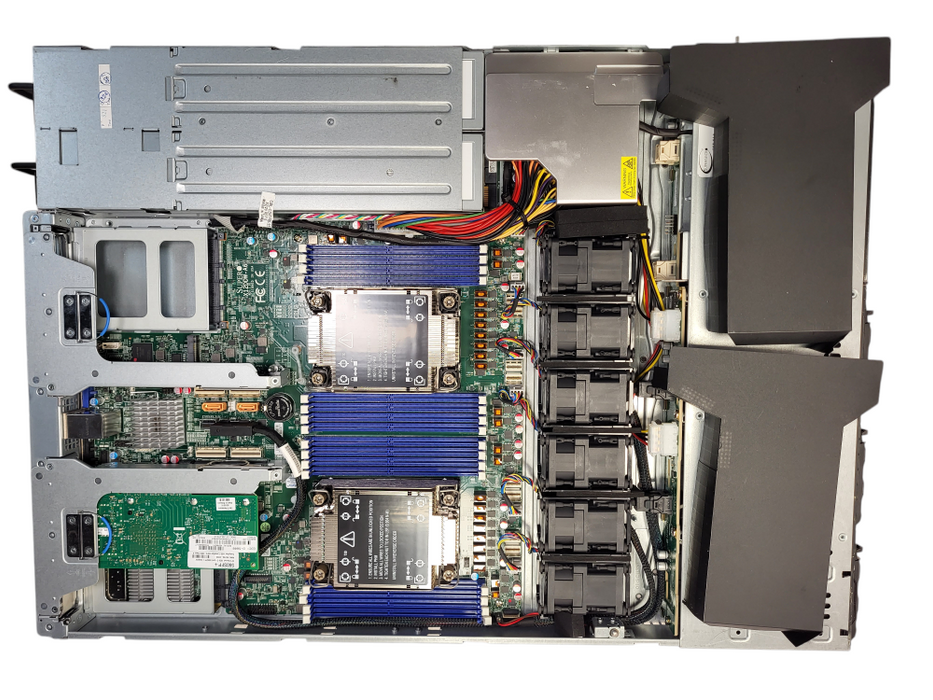 SuperMicro CloudDC SuperServer SYS-120C-TR X12DDW-A6 w/ 2x Heatsink, 2x PSU $
