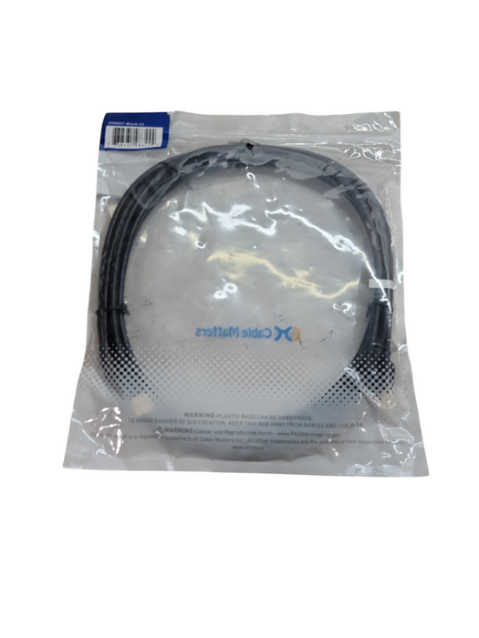 SuperSpeed USB 3.0 Type A to B Cable in Black 15 feet Q%