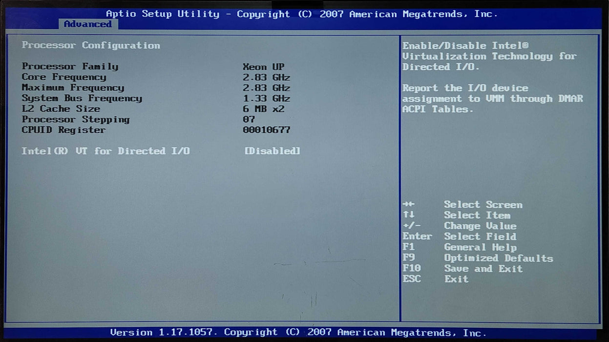 Intel Server Board S3200SHX SERVER, Xeon UP 2.83GHz, 8GB RAM, No HDD