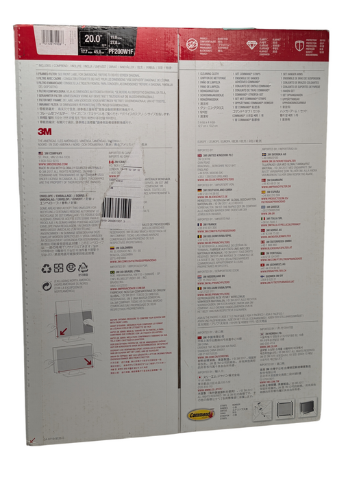 3M Framed Privacy Filter for 20" Widescreen Monitor 16:10 PF200W1F Q-