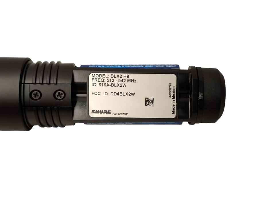 SHURE PG58 BLX2 H9 512-542 MHz Wireless Microphone UHF  -