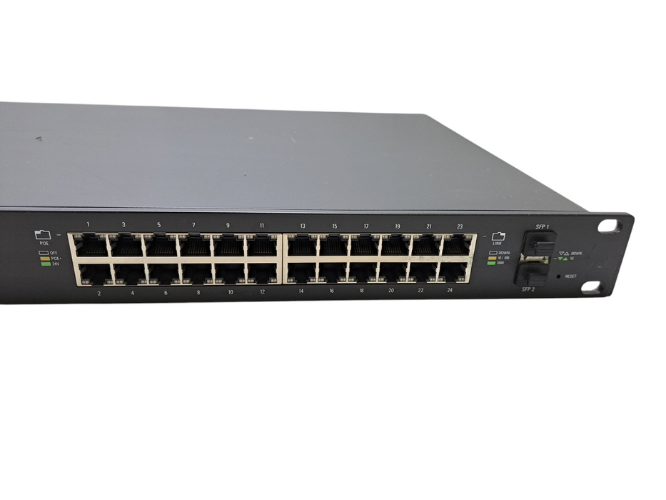 Ubiquiti EdgeSwitch ES-24-250W | 24-Port Gigabit PoE Network Switch *READ* )