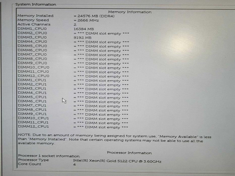 Dell Precision T7920 Workstation 1x Xeon Gold 5122 24GB RAM QUADRO K2000 !