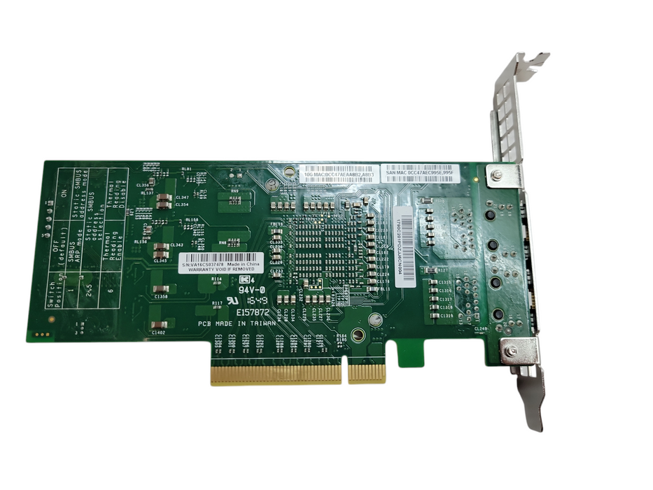 SuperMicro Dual-Port 10GbE Ethernet PCIe Network Adapter AOC-STG-i2T Q%