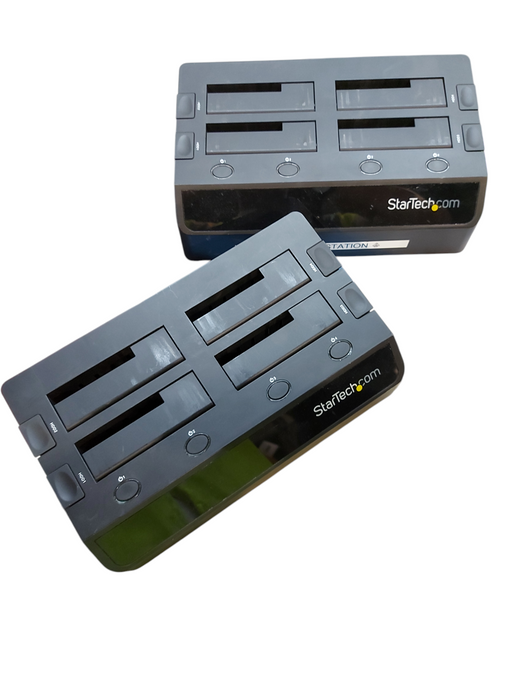Lot 2x StarTech 4-Bay USB 3.0 To SATA Hard Drive Docking Station SATDOCK4U3