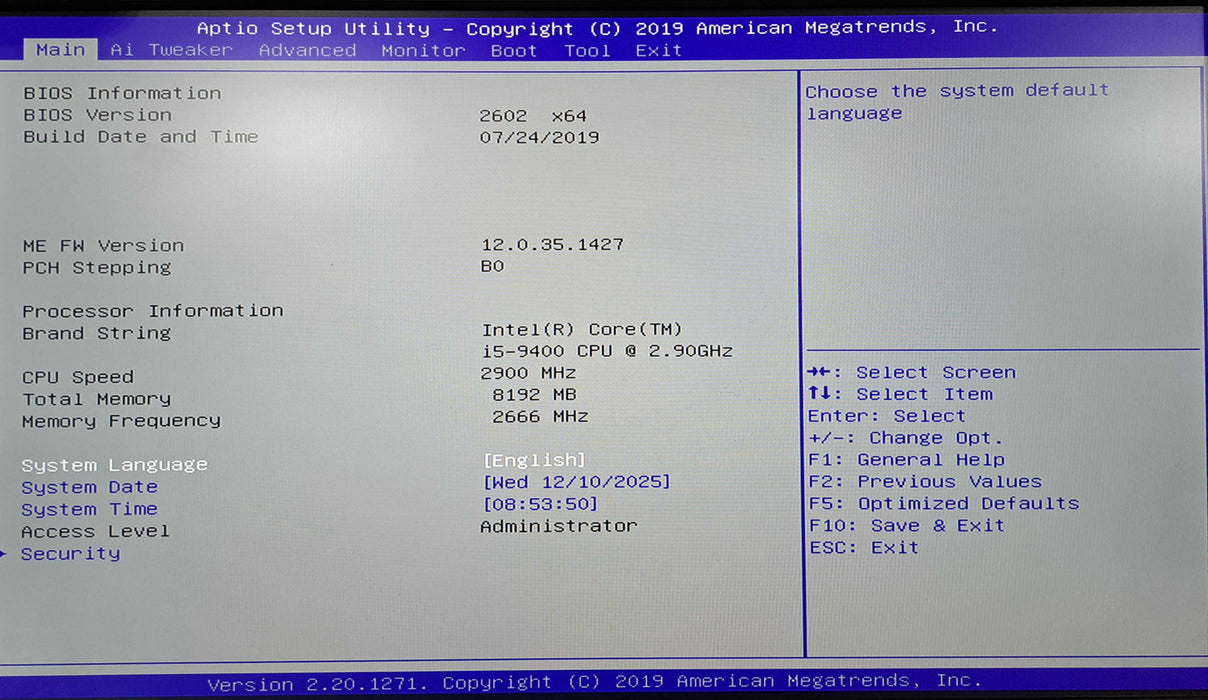 Custom PC | Asus Prime B360M-C w/ Intel Core i5-9400, 8GB DDR4, No HDD )