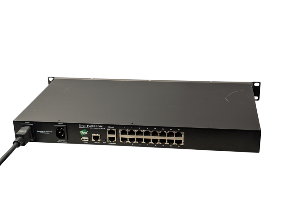 DIGI Passport Integrated Console Server Passport 16 32 AC 1P50001350-03 -