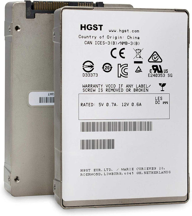 Lot 8x 800GB SAS 2.5" 15mm 12Gb/s HGST/IBM Assorted Models SSD