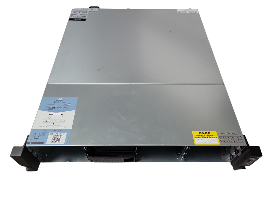 QNAP TS-1277XU-RP 2U RYZEN 5 24GB RAM 12x BAY 1x 10TB HDD !