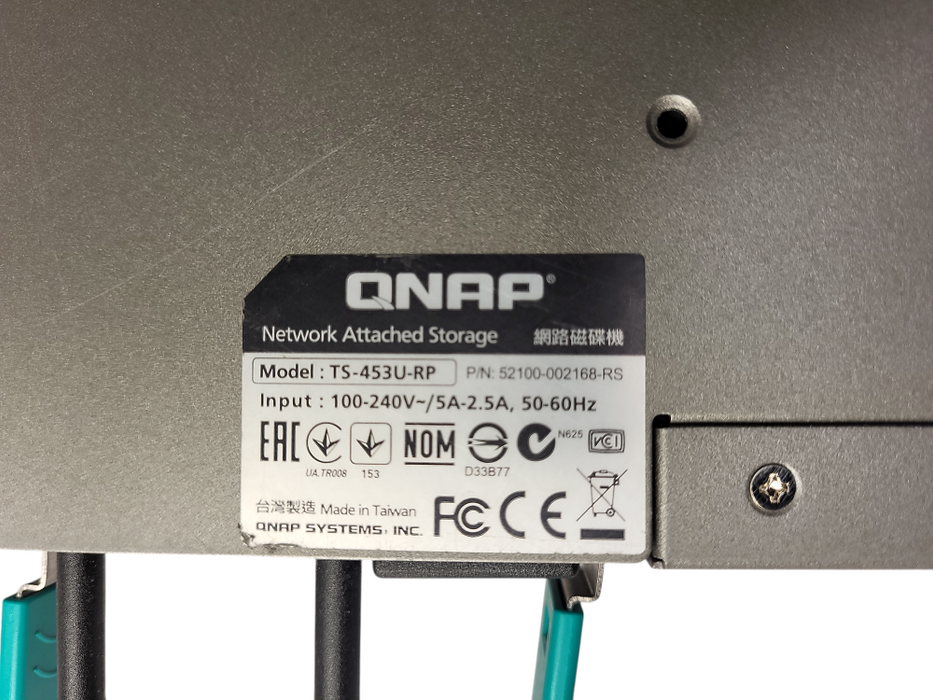 QNAP TS-453U-RP 1U 4 Bay NAS READ $