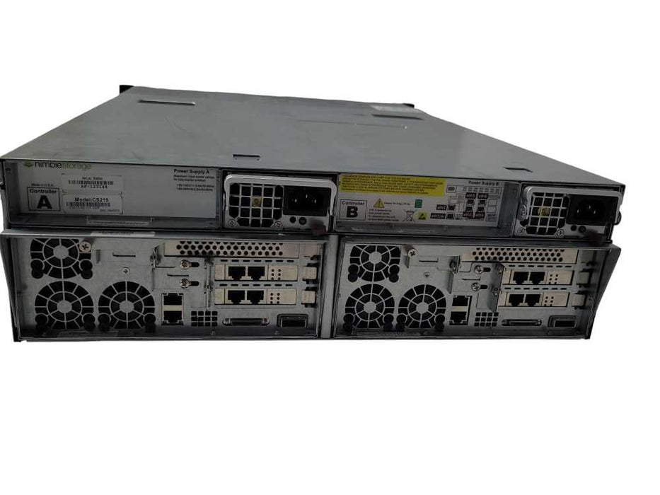 Nimble Storage Array CS200/215 SAN 16x 3.5" HDD Trays, 2x Controllers, 2x PSU _