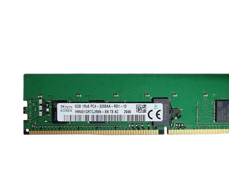 Assorted Brand  SKhynix/Micron/Samsung 8GB 1RX8 PC4-3200A-RD1 Server RAM Q_