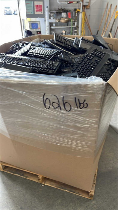 Bin of Wired Keyboards/Mice (620lbs)