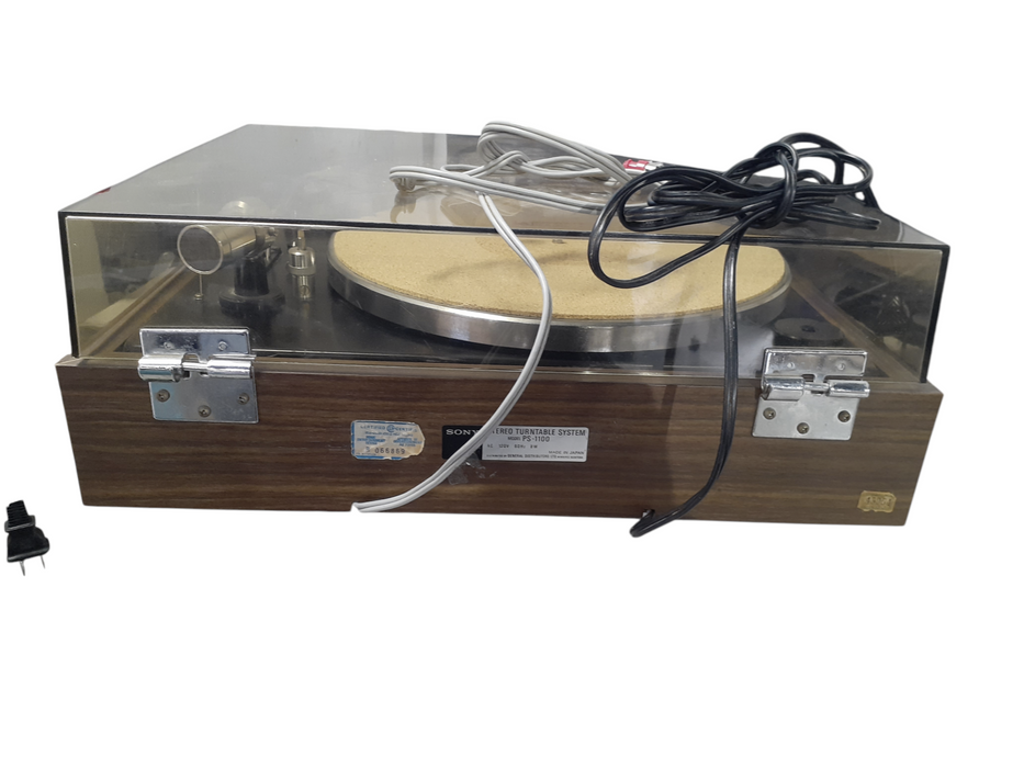 Vintage Sony PS-1100 Stereo Turntable | READ