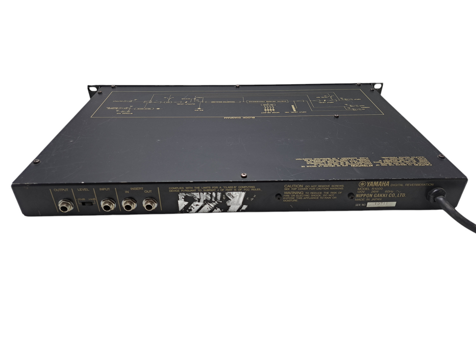 YAMAHA R1000 Digital Reverb Rack Mount Audio Processor   )