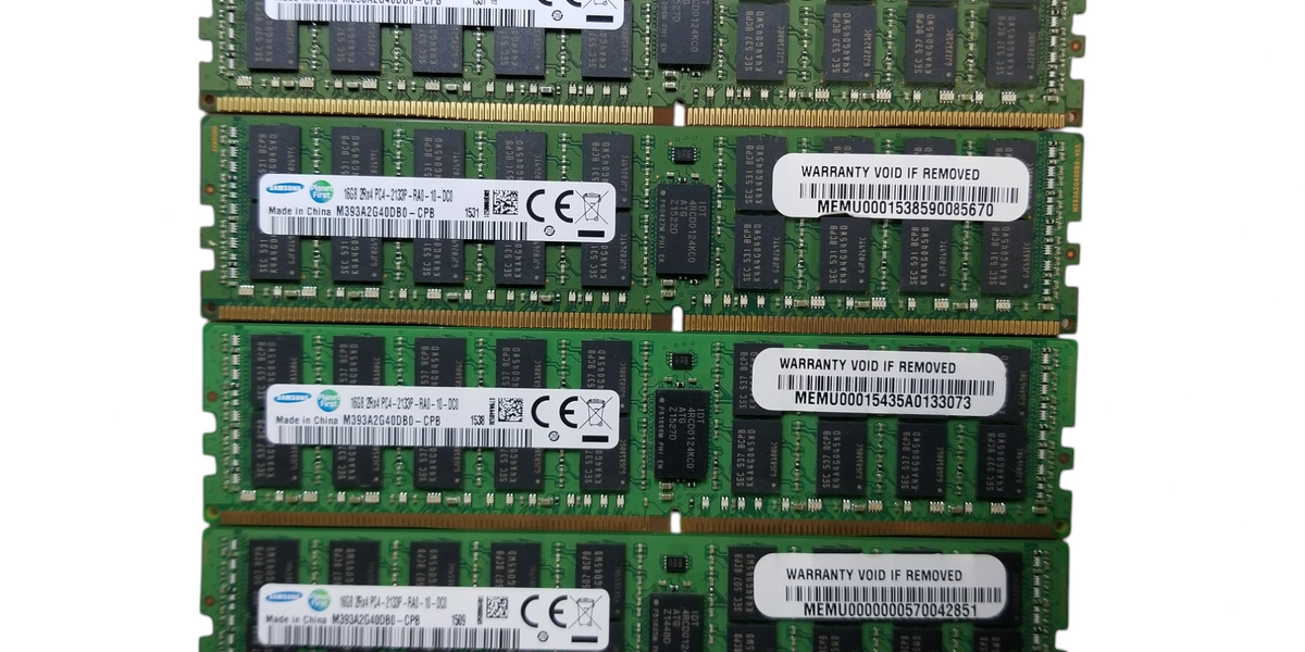 Samsung 64GB Bundle (4x16GB) 2Rx4 PC4-2133P-RA0-10 DDR4 Server RAM