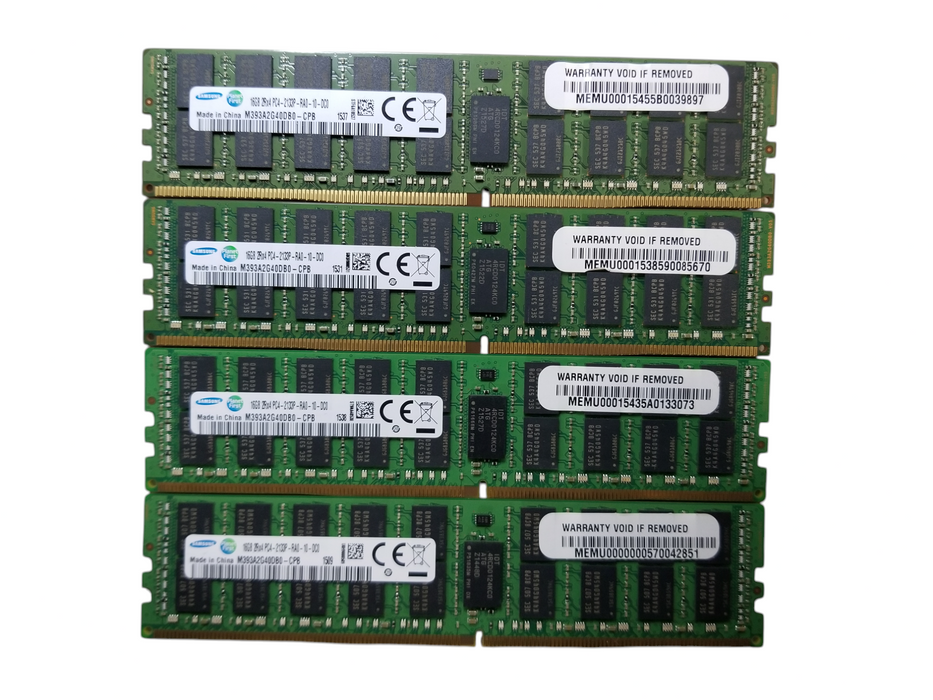 Samsung 64GB Bundle (4x16GB) 2Rx4 PC4-2133P-RA0-10 DDR4 Server RAM
