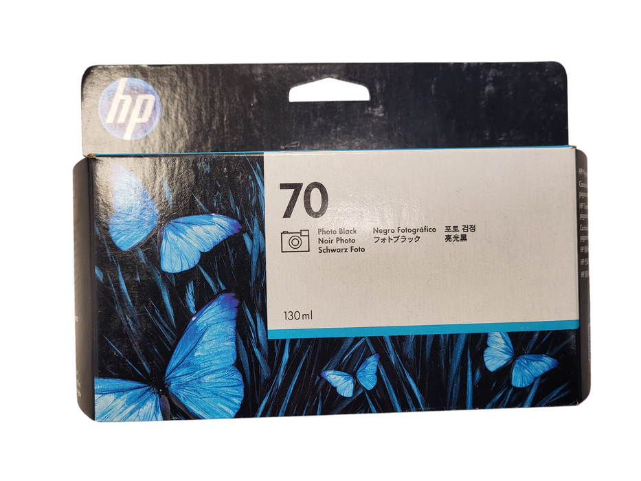 HP70 Photo Black Ink 130 ml cartridge genuine C9449A  Q$