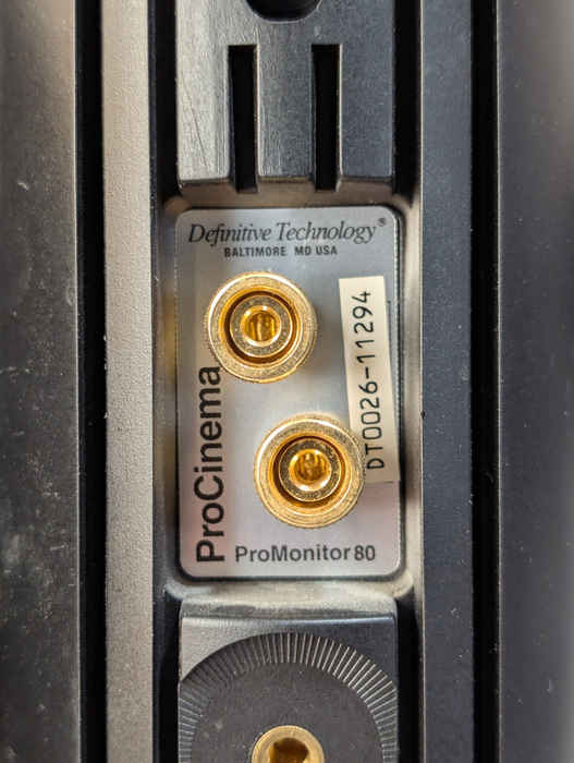 Definitive Technology C1-J Center and ProMonitor 80 Left and Right Speaker  -