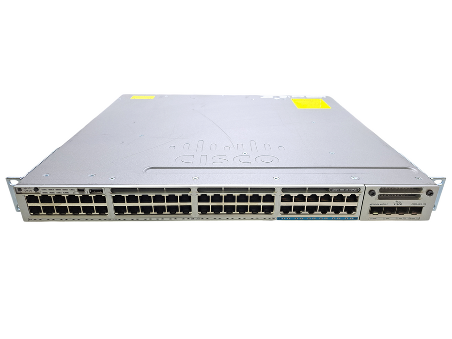 Cisco WS-C3850-12X48U-S | 48-Port UPoE (12x 1/10G) Switch w/ C3850-NM-2-10G