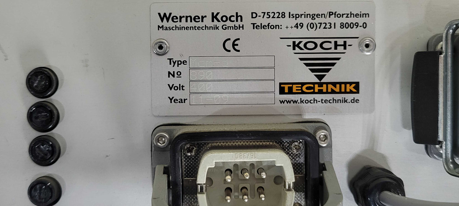 Koch TECHNIK Mcmg Werner Koch Maschinentechnik Gmbh only, READ _