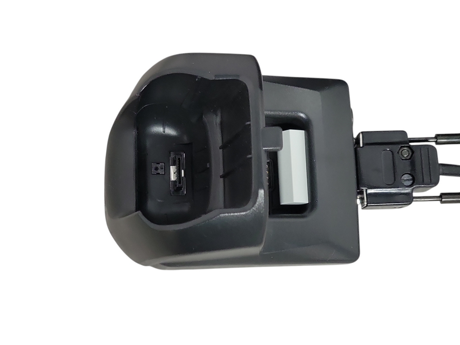 Lot of 2x Datalogic Memor X3 Barcode Scanners w/ 1x Single Slot Dock, READ _