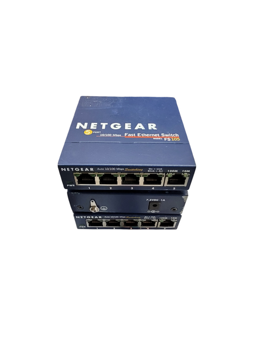 LOT of 3x NETGEAR ProSafe 5 Port 10/100 FS105