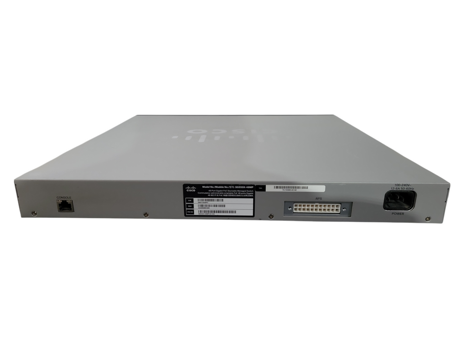 Cisco SG550X-48MP-K9 V02 | 48-Port Gigabit PoE Stackable Managed Switch !