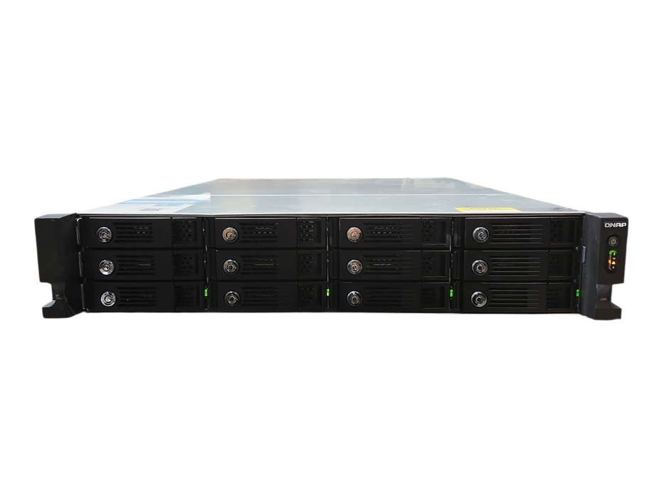 QNAP TVS-1271U-RP 12-Bays NAS w/ 16GB RAM, 4x1TB HDDs & 12x Caddies