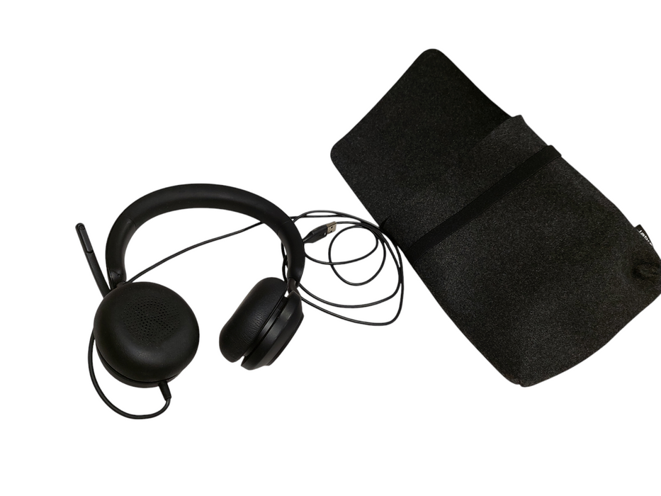 Jabra Headset Evolve 2 with Fabric Pouch =