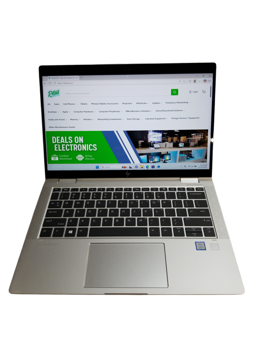 HP EliteBook x360 1030 G3 intel i5-8250U CPU 1.60GHz 8GB 512GB SSD  BudLap