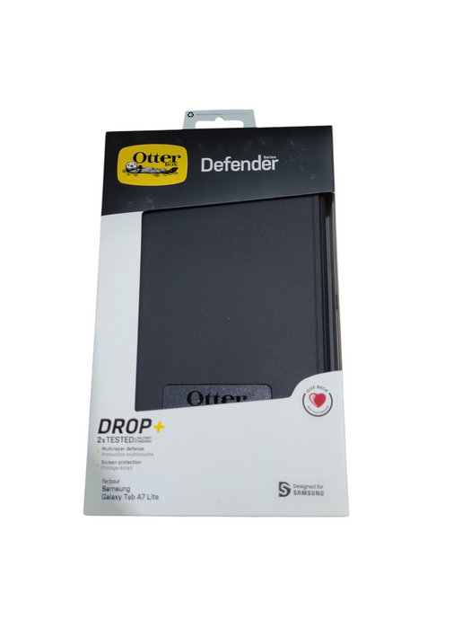 OtterBox Black Defender Series Galaxy Tab A7 Lite Case Model 77-83087 Q