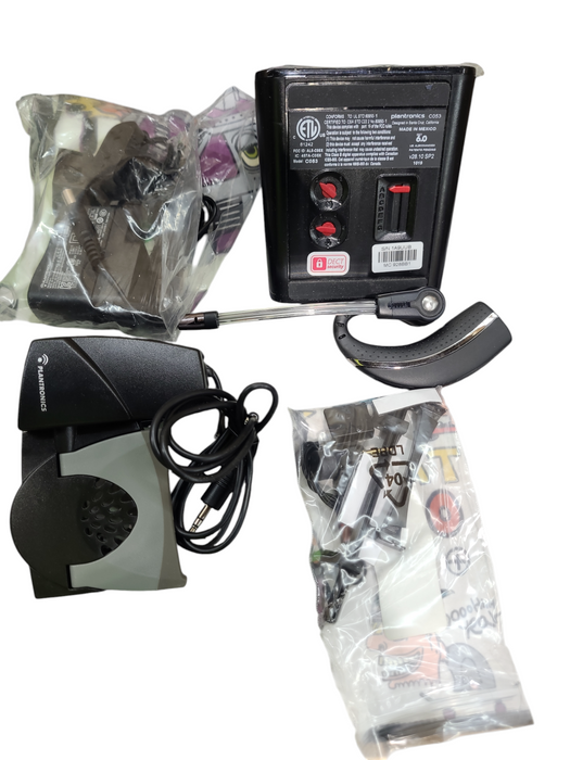 PLANTRONICS CS530 WIRELESS TELEPHONE PHONE HEADSET SYSTEM POLY DECT Complet