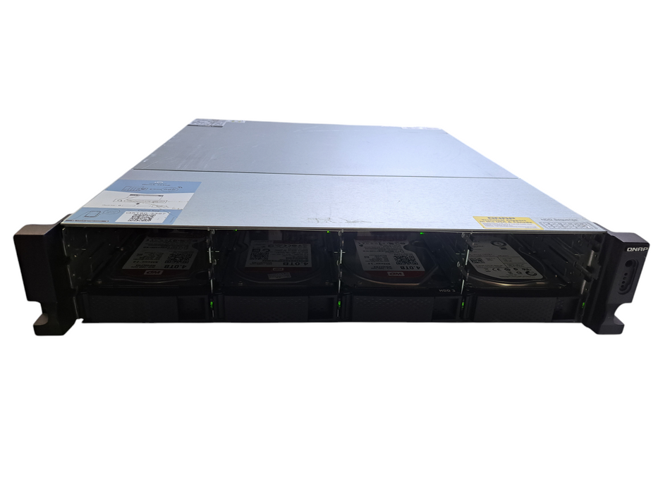 QNAP TS-1263U-RP 12-Bay NAS Network Attached Storage w/ 4x 4TB HDD's
