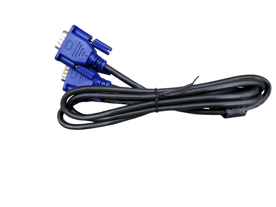 Lot 4x - 15-Pin VGA Male to VGA Male Cable Space Shuttle-Z