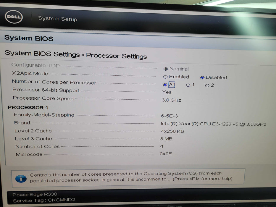 Dell PowerEdge R330 - Xeon E3-1220 v5 16GB DDR4 PERC H330 350W PSU %
