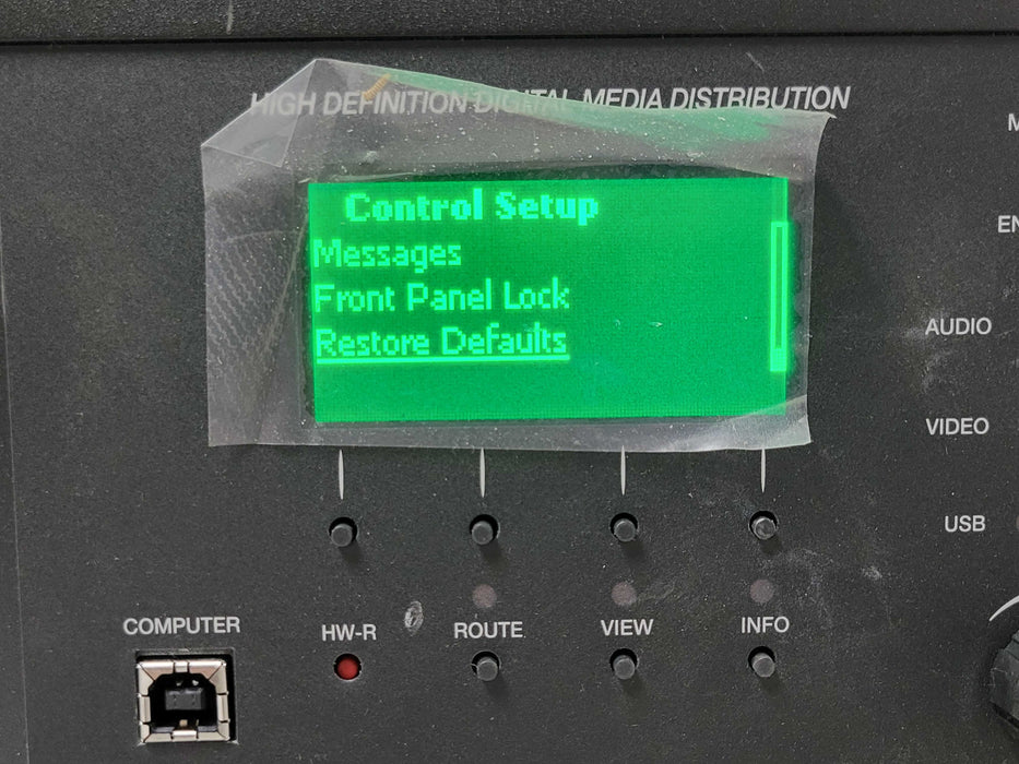 Crestron DM-MD8X8-CPU3 8x8 DigitalMedia Switcher w/ 5x Cards, See detail _