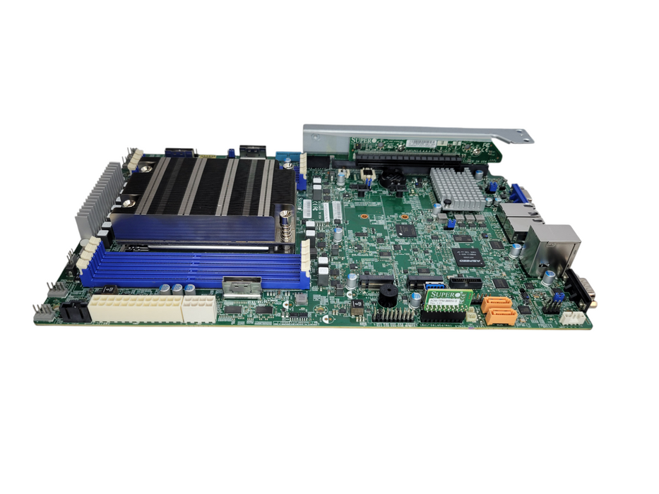 Supermicro H12SSW-NT REV1.01 for AMD EPYC 7002/7003 + Heatsink & Riser $