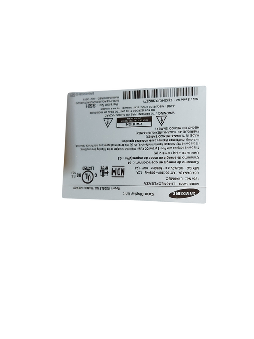 Bundle of 2 - 46" Samsung Colour Display Unit Model: ME46C   =