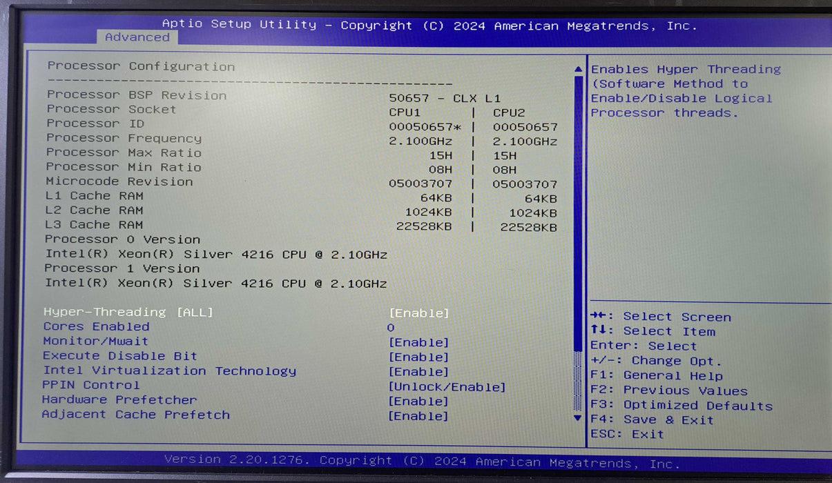 Nutanix NXS2U2NL12G600 12-Bay LFF | 4x Xeon Silver 4216, 192GB DDR4, QSFP28 )