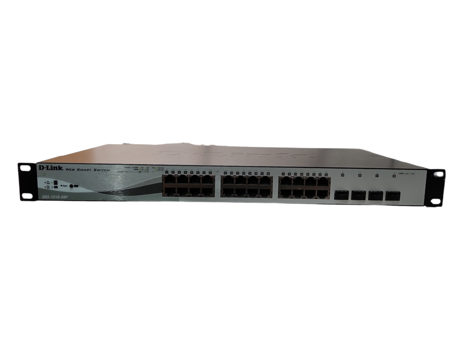 D-Link DGS-1210-28P, 28-Port Gigabit PoE 4x SFP Web Smart Switch