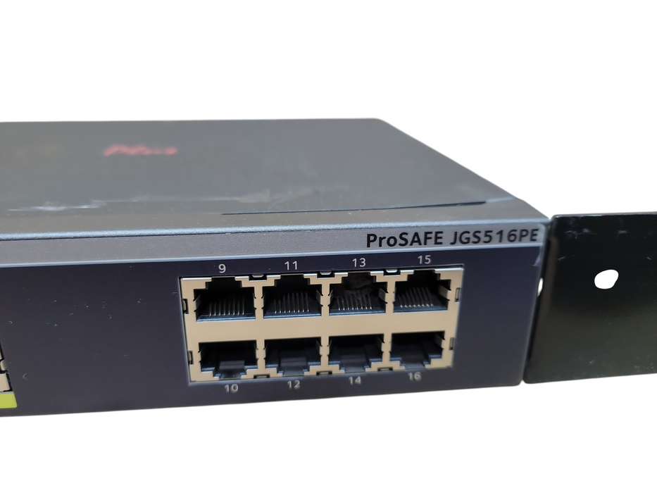 NETGEAR JGS516PE ProSafe Plus 16-Port Gigabit Ethernet Switch with PoE !