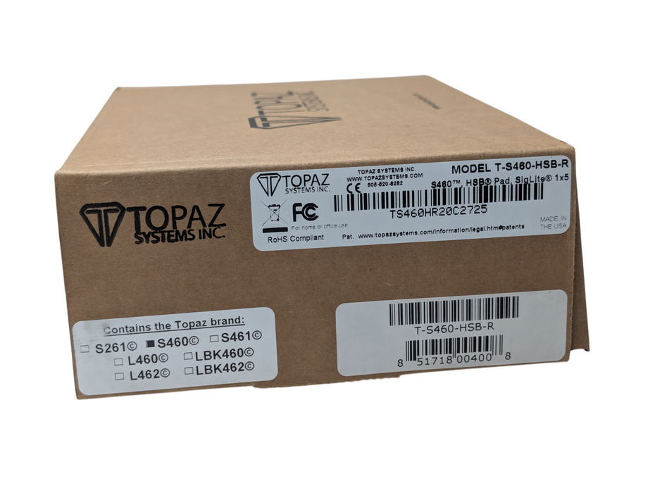 TOPAZ Topaz T-S460-HSB-R Sig Lite LCD Signature Pad with Stylus USB NEW  Q-