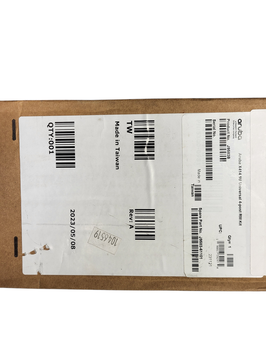 Aruba X414 1 RU Universal 4-Post Rack Mount Kit Aruba 6100 Series J9583B $