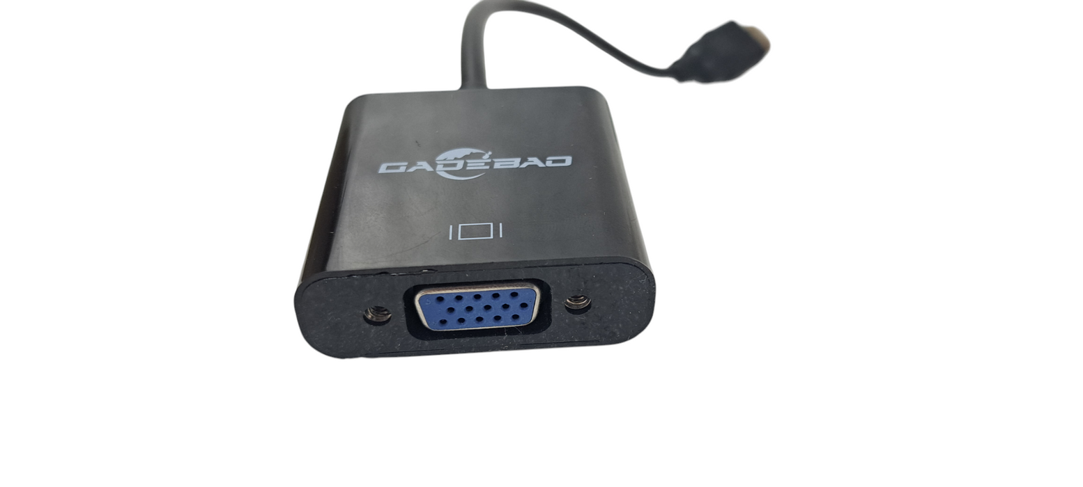 HDMI to VGA 1080P Cable, GADEBAO HDMI Male to VGA Female Video Converter Q