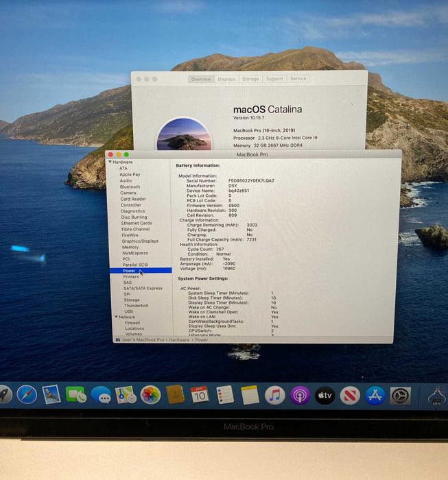 Apple MacBook Pro 16" 2019 i7-9880H Radeon Pro 5500M 32GB RAM 2TB SSD READ