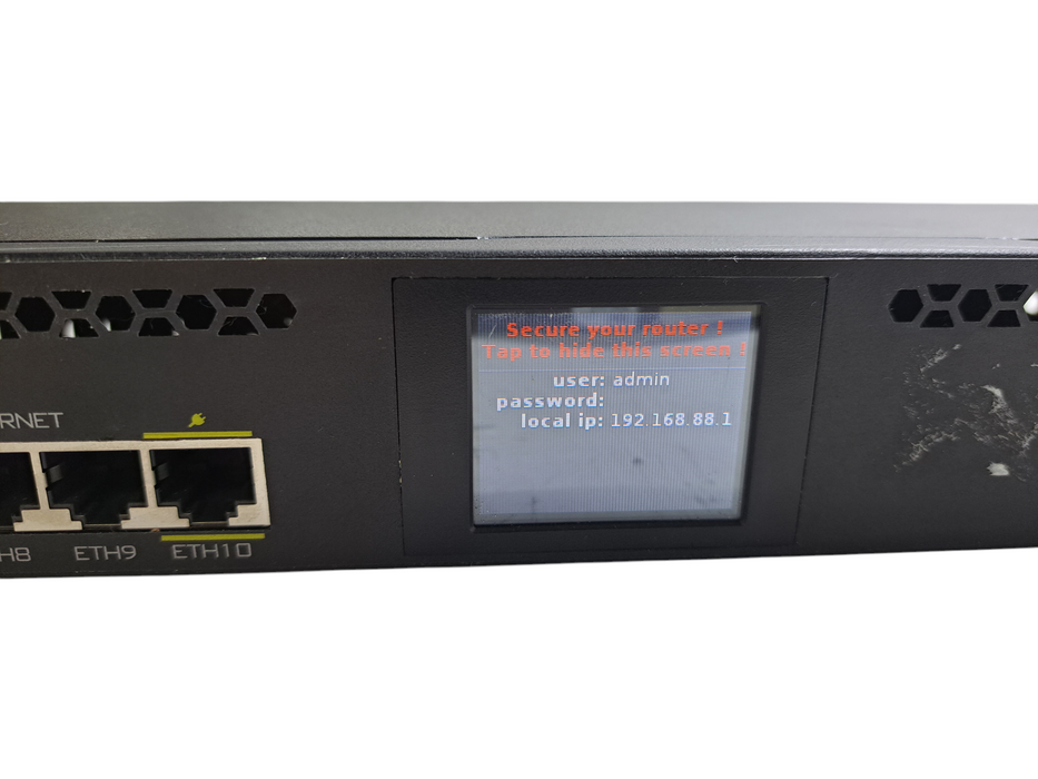 MikroTik RB3011UiAS-RM 10-Port Rack Mountable Gigabit Ethernet Router )